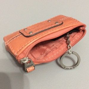 Fossil keychain and coin purse